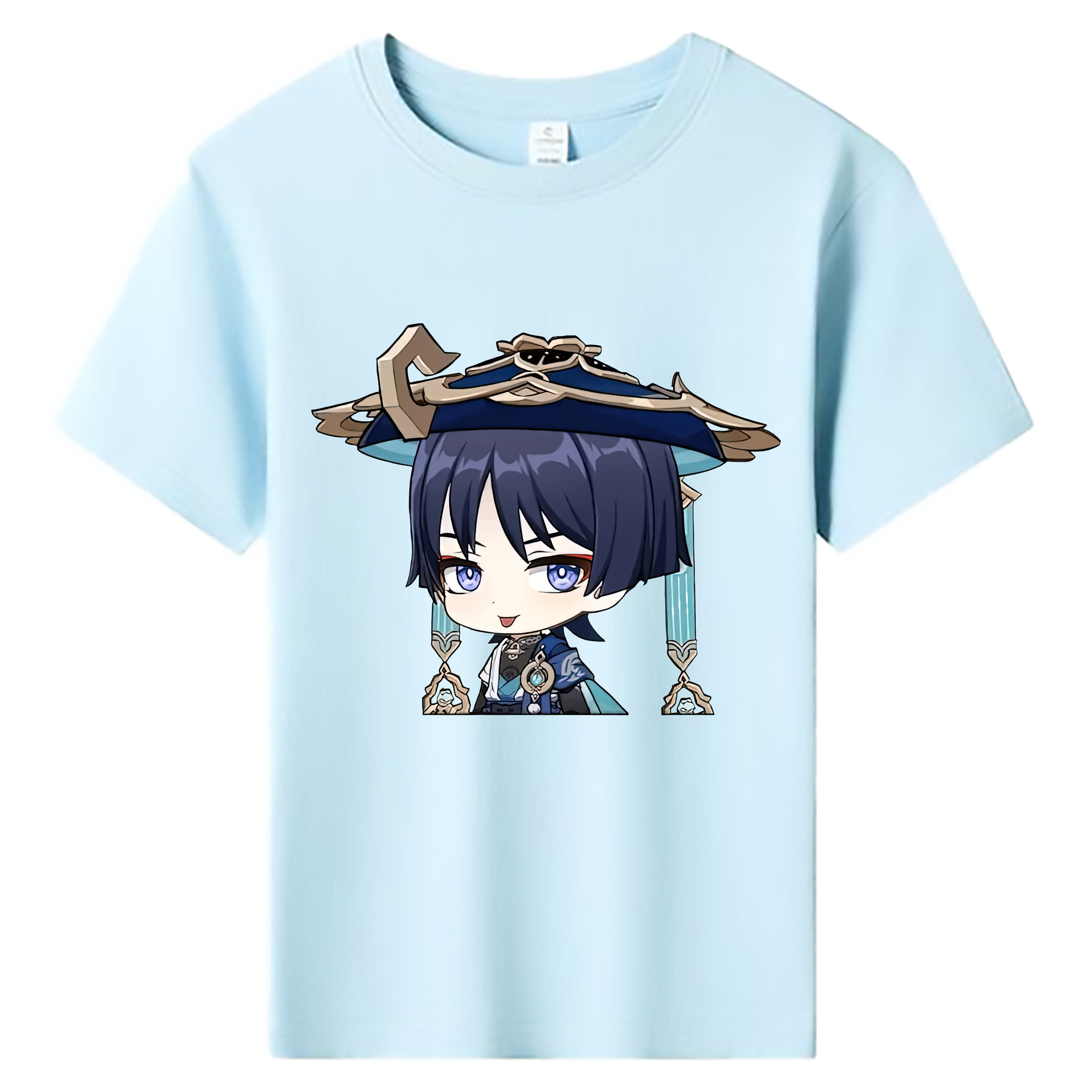 げんし神 さんペい genshin Sanpei 綿100％キッズTシャツ（フロントプリント）
